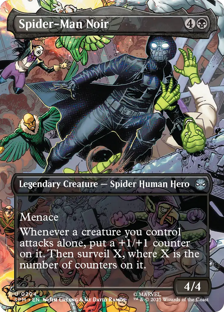 Spider-Man Noir (Borderless) [Marvel's Spider-Man] | Tabernacle Games