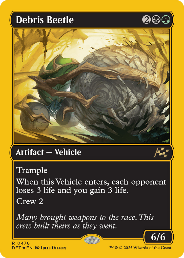 Debris Beetle (First-Place Foil) [Aetherdrift] | Tabernacle Games