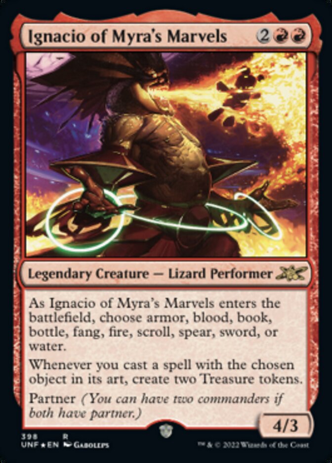 Ignacio of Myra's Marvels (Galaxy Foil) [Unfinity] | Tabernacle Games