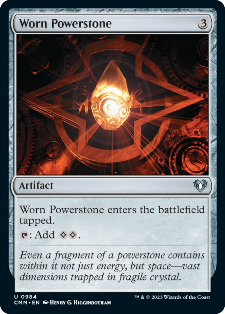 Worn Powerstone [Commander Masters] | Tabernacle Games