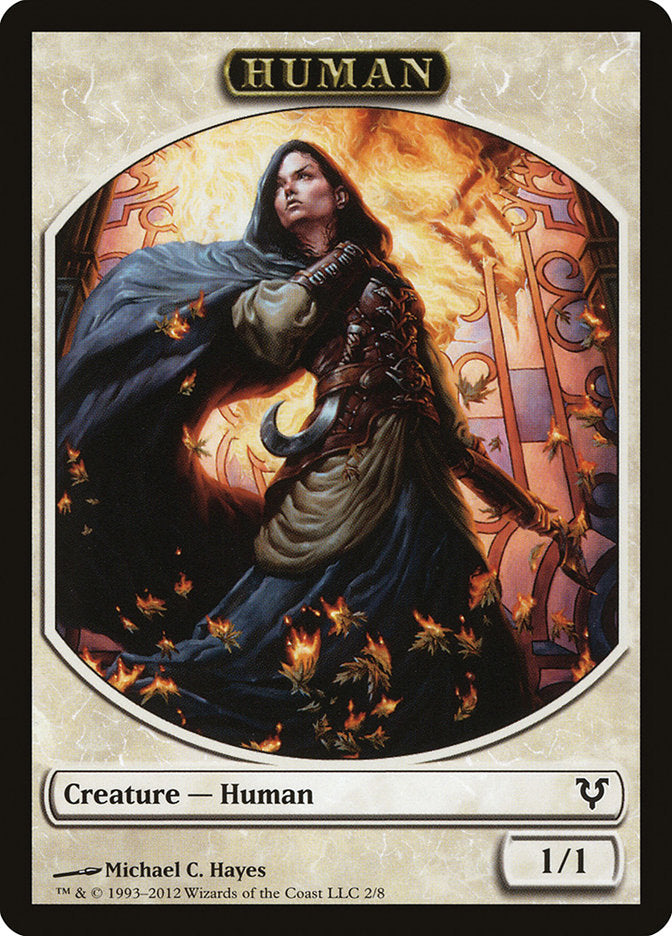 Human Token (2/8) [Avacyn Restored Tokens] | Tabernacle Games