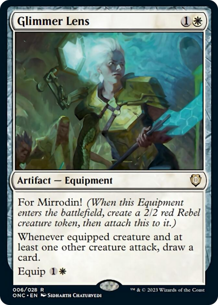 Glimmer Lens [Phyrexia: All Will Be One Commander] | Tabernacle Games