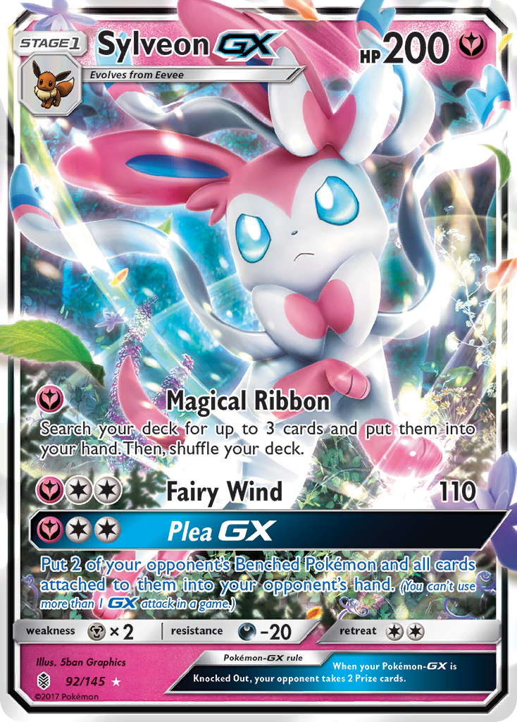 Sylveon GX (92/145) [Sun & Moon: Guardians Rising] | Tabernacle Games