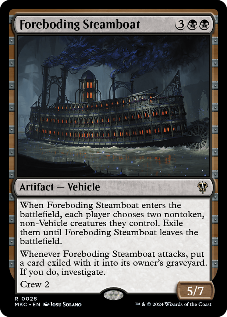 Foreboding Steamboat [Murders at Karlov Manor Commander] | Tabernacle Games