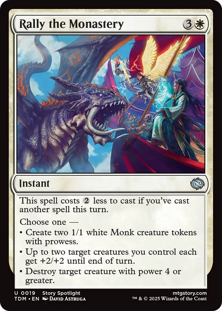 Rally the Monastery [Tarkir: Dragonstorm] | Tabernacle Games