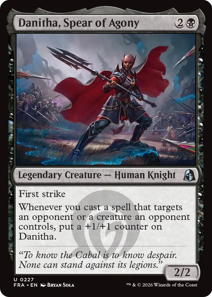 Danitha, Spear of Agony [Reality Fracture] | Maze of Fitzroy