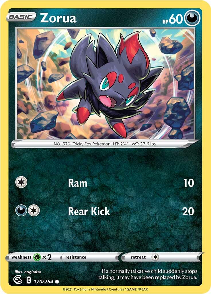 Zorua (170/264) [Sword & Shield: Fusion Strike] | Tabernacle Games