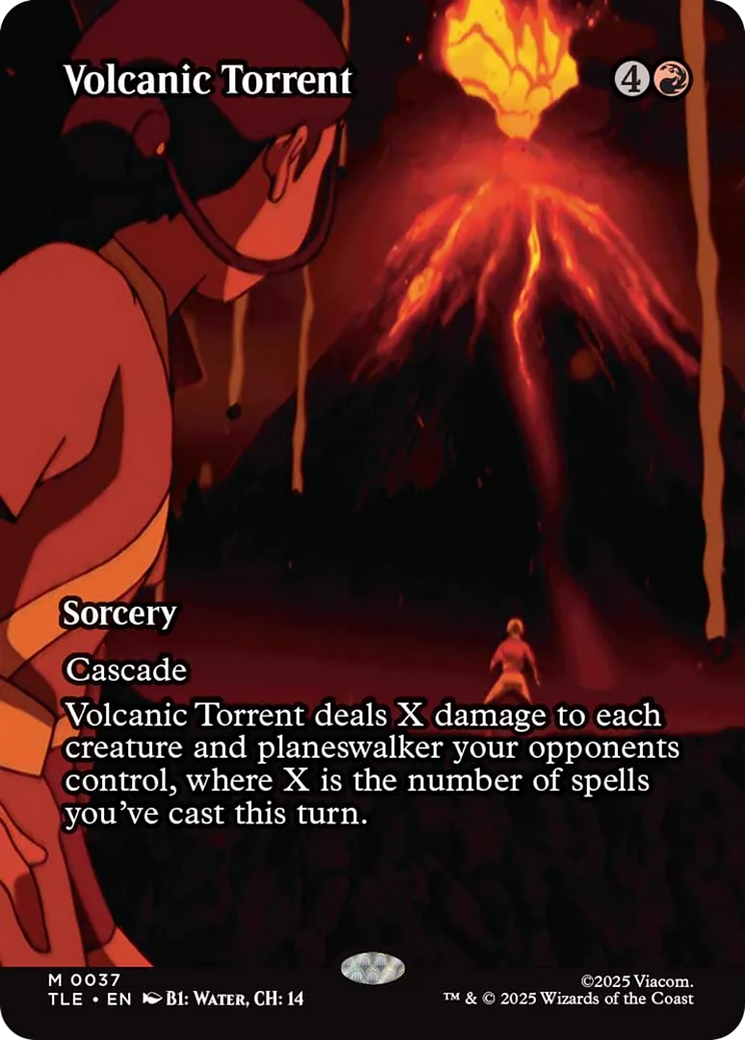 Volcanic Torrent (Borderless) [Avatar: The Last Airbender: Eternal-Legal] | Tabernacle Games