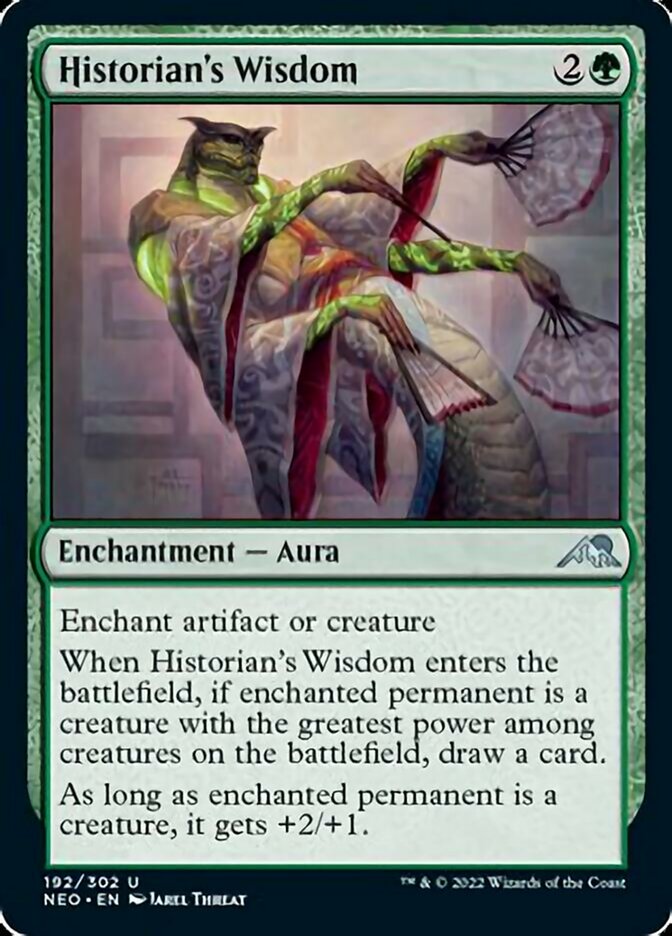 Historian's Wisdom [Kamigawa: Neon Dynasty] | Tabernacle Games