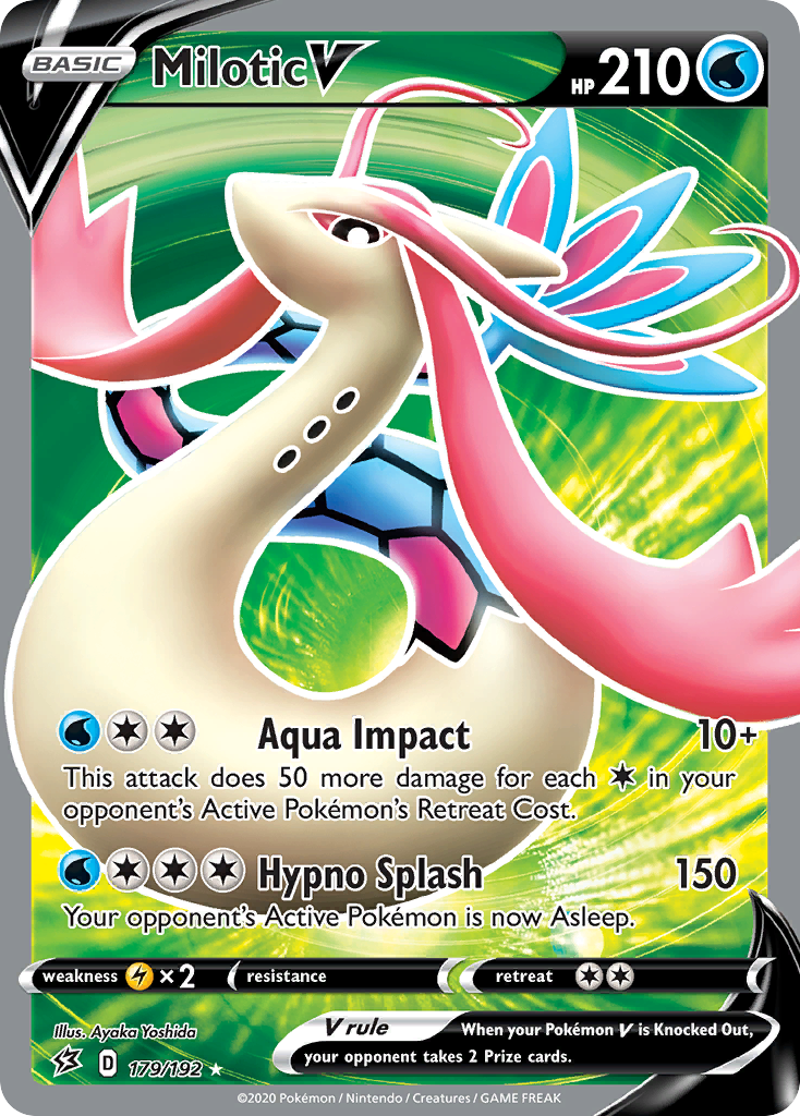 Milotic V (179/192) [Sword & Shield: Rebel Clash] | Tabernacle Games