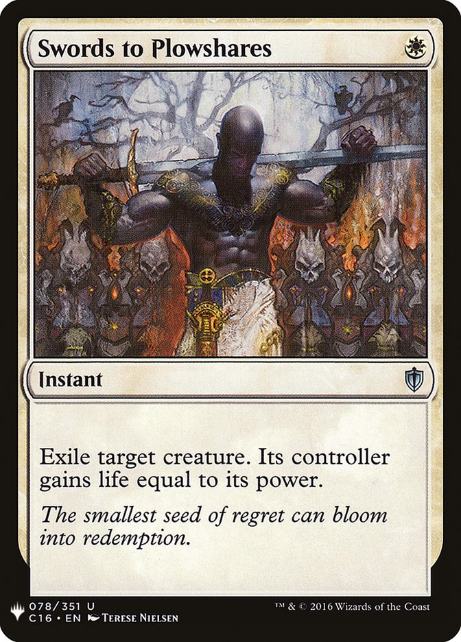 Swords to Plowshares [Mystery Booster] | Tabernacle Games