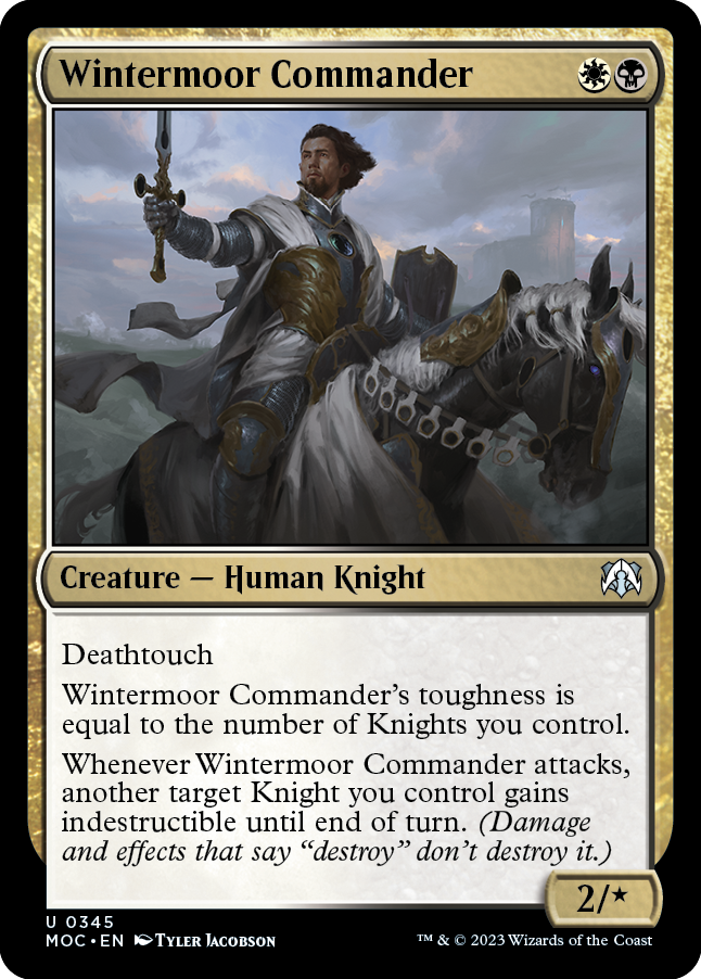 Wintermoor Commander [March of the Machine Commander] | Tabernacle Games