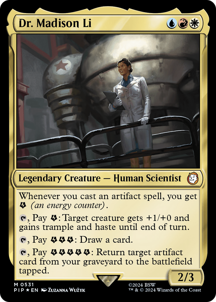 Dr. Madison Li (Surge Foil) [Fallout] | Tabernacle Games