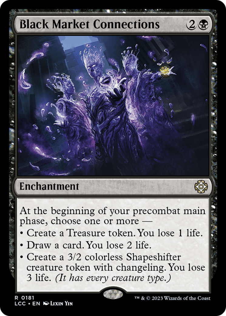 Black Market Connections [The Lost Caverns of Ixalan Commander] | Tabernacle Games