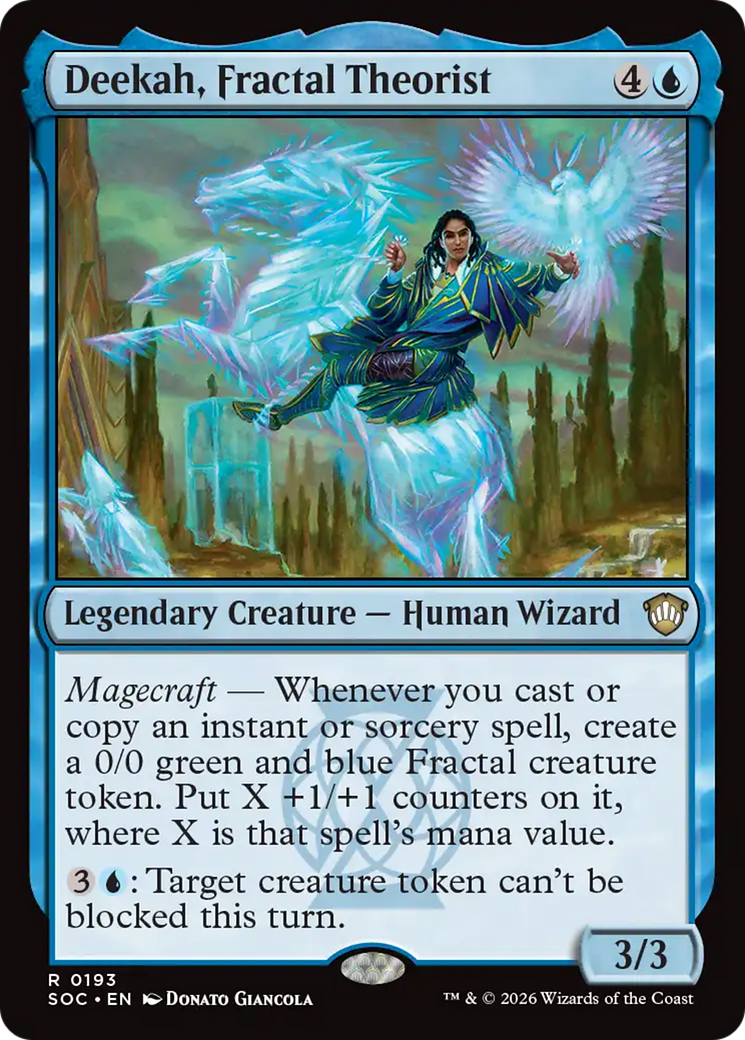 Deekah, Fractal Theorist [Secrets of Strixhaven Commander] | Tabernacle Games