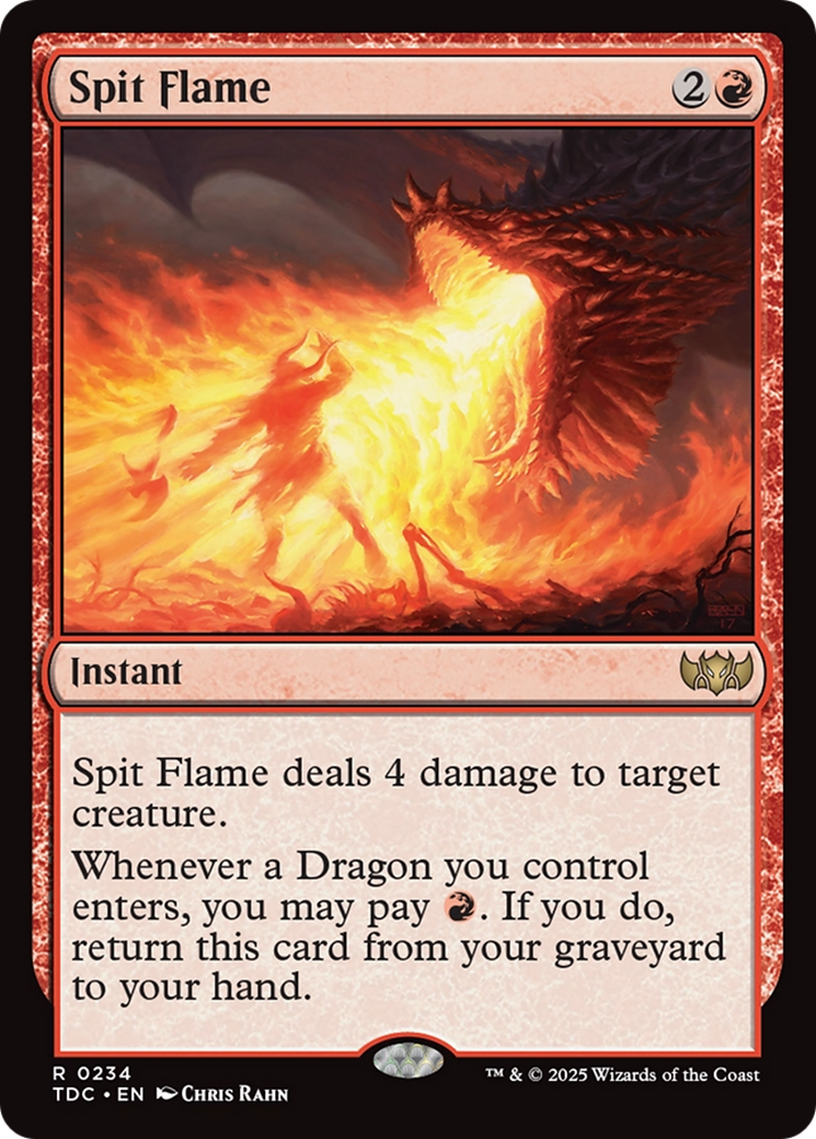 Spit Flame [Tarkir: Dragonstorm Commander] | Tabernacle Games