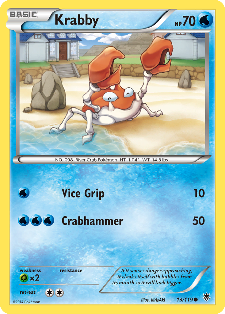 Krabby (13/119) [XY: Phantom Forces] | Tabernacle Games