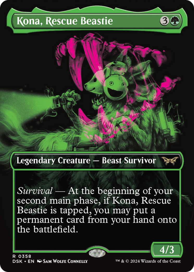 Kona, Rescue Beastie (Showcase) [Duskmourn: House of Horror] | Tabernacle Games