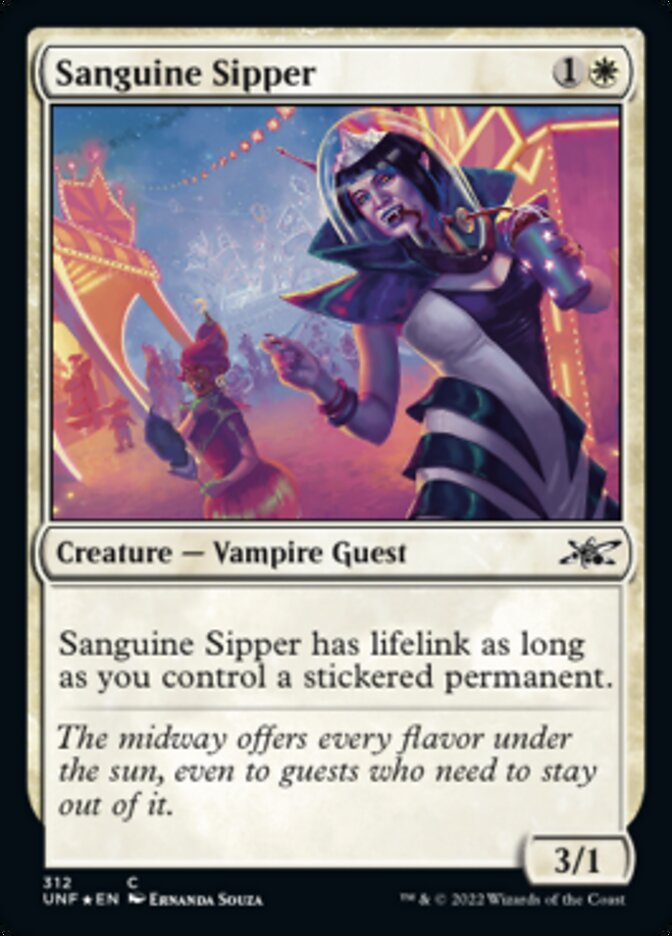 Sanguine Sipper (Galaxy Foil) [Unfinity] | Tabernacle Games