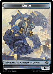 Treasure (0018) // Golem Double-Sided Token [The Lost Caverns of Ixalan Tokens] | Tabernacle Games