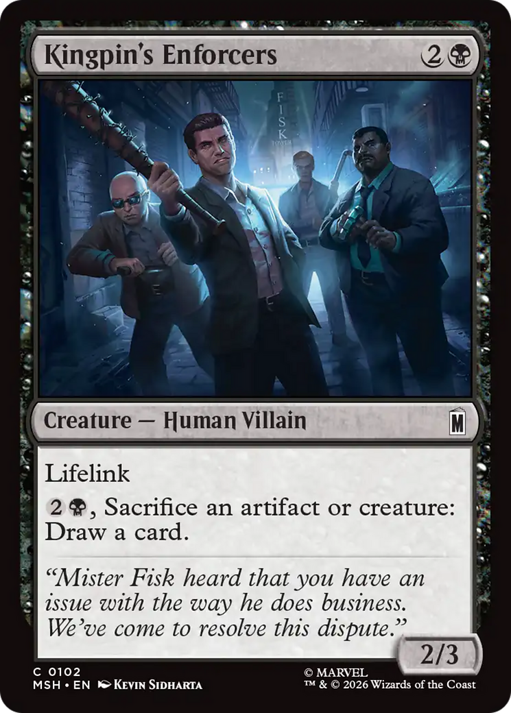 Kingpin's Enforcers [Marvel Super Heroes] | Tabernacle Games
