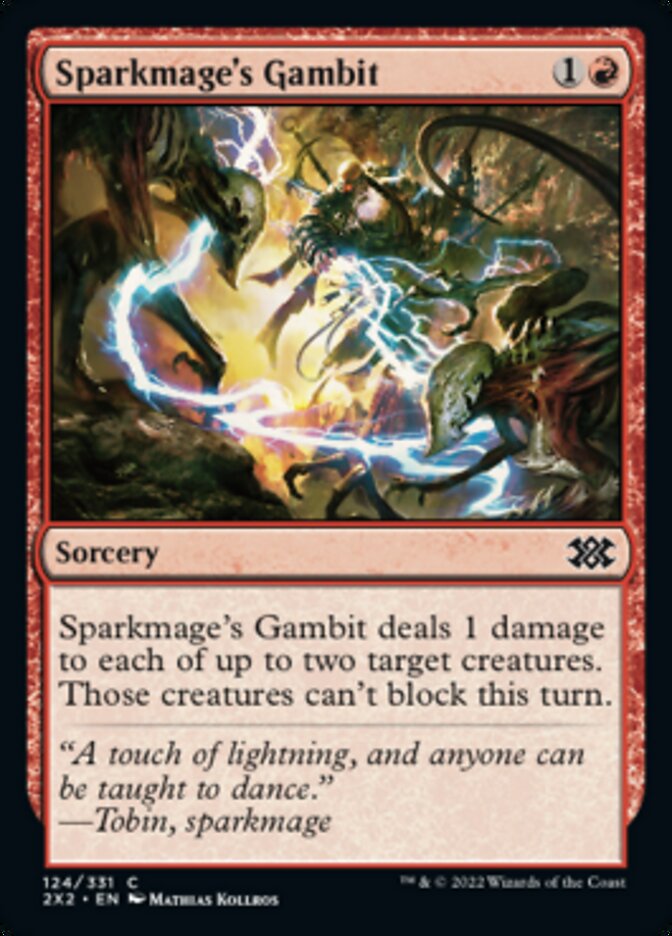 Sparkmage's Gambit [Double Masters 2022] | Tabernacle Games