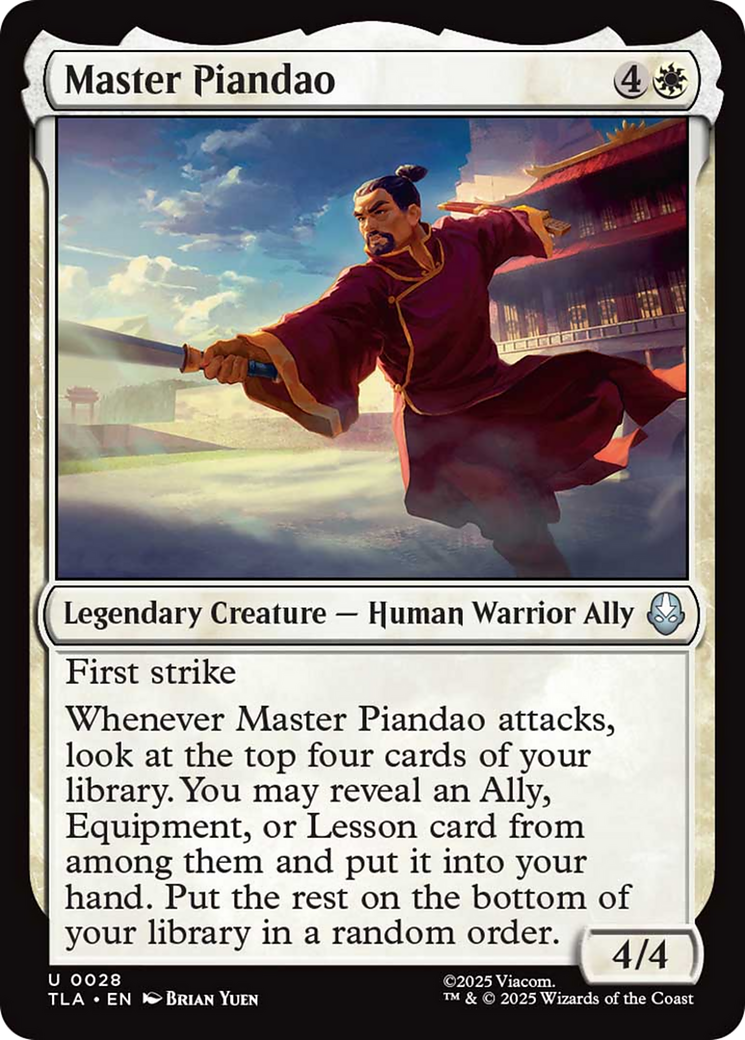 Master Piandao [Avatar: The Last Airbender] | Tabernacle Games