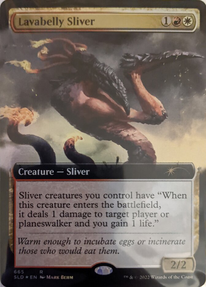 Lavabelly Sliver (Extended Art) [Secret Lair Drop Promos] | Tabernacle Games