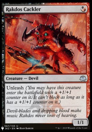 Rakdos Cackler [The List] | Tabernacle Games