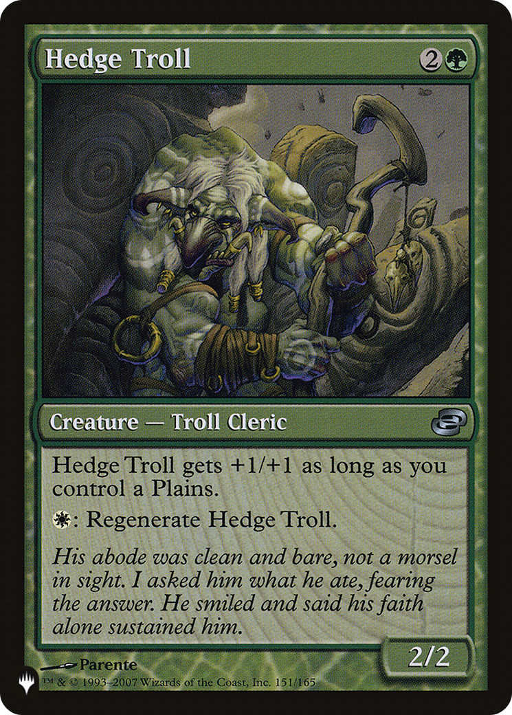 Hedge Troll [The List] | Tabernacle Games