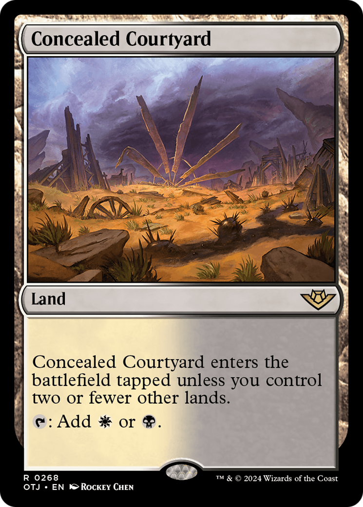 Concealed Courtyard [Outlaws of Thunder Junction] | Tabernacle Games