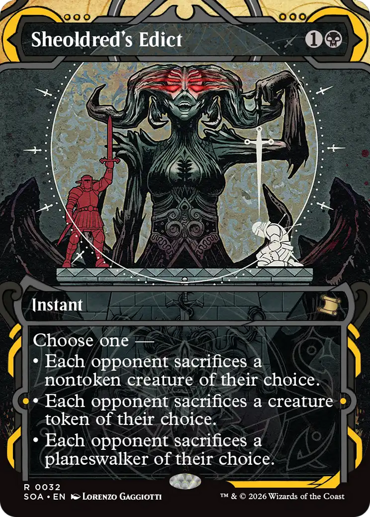 Sheoldred's Edict [Secrets of Strixhaven: Mystical Archive] | Tabernacle Games