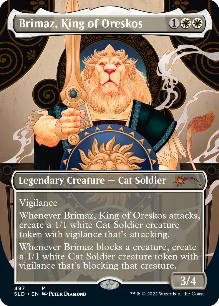 Brimaz, King of Oreskos (Borderless) [Secret Lair Drop Series] | Tabernacle Games