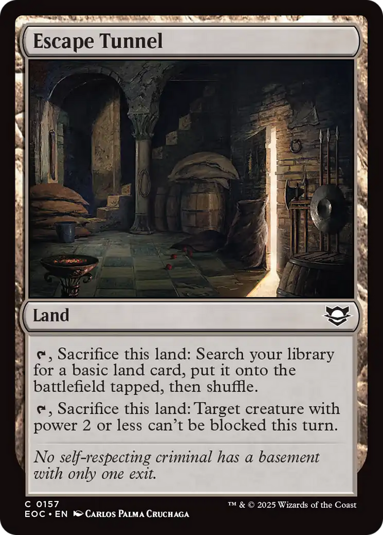 Escape Tunnel [Edge of Eternities Commander] | Tabernacle Games