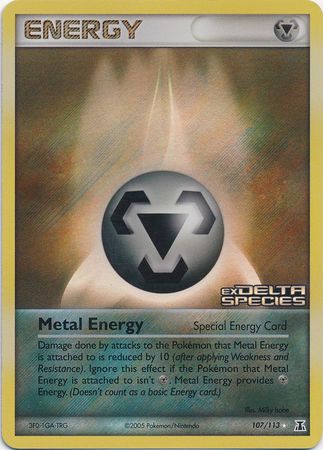 Metal Energy (107/113) (Stamped) [EX: Delta Species] | Tabernacle Games