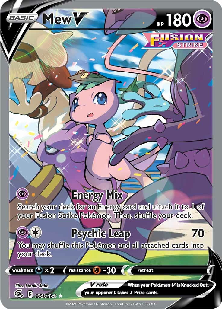 Mew V (251/264) [Sword & Shield: Fusion Strike] | Tabernacle Games