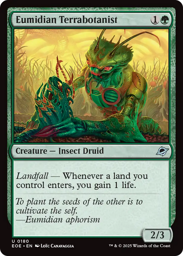 Eumidian Terrabotanist [Edge of Eternities] | Tabernacle Games