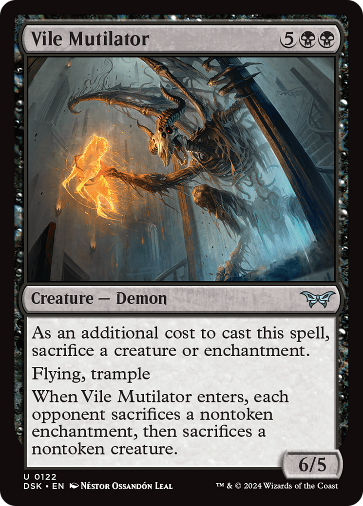 Vile Mutilator [Duskmourn: House of Horror] | Tabernacle Games