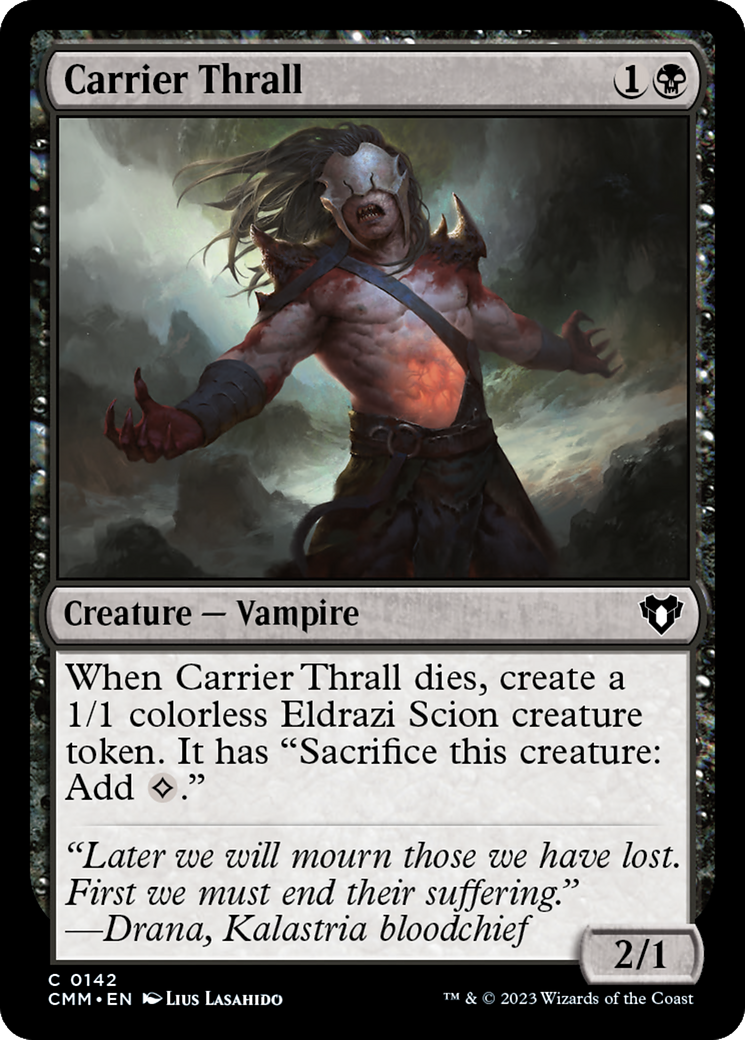 Carrier Thrall [Commander Masters] | Tabernacle Games