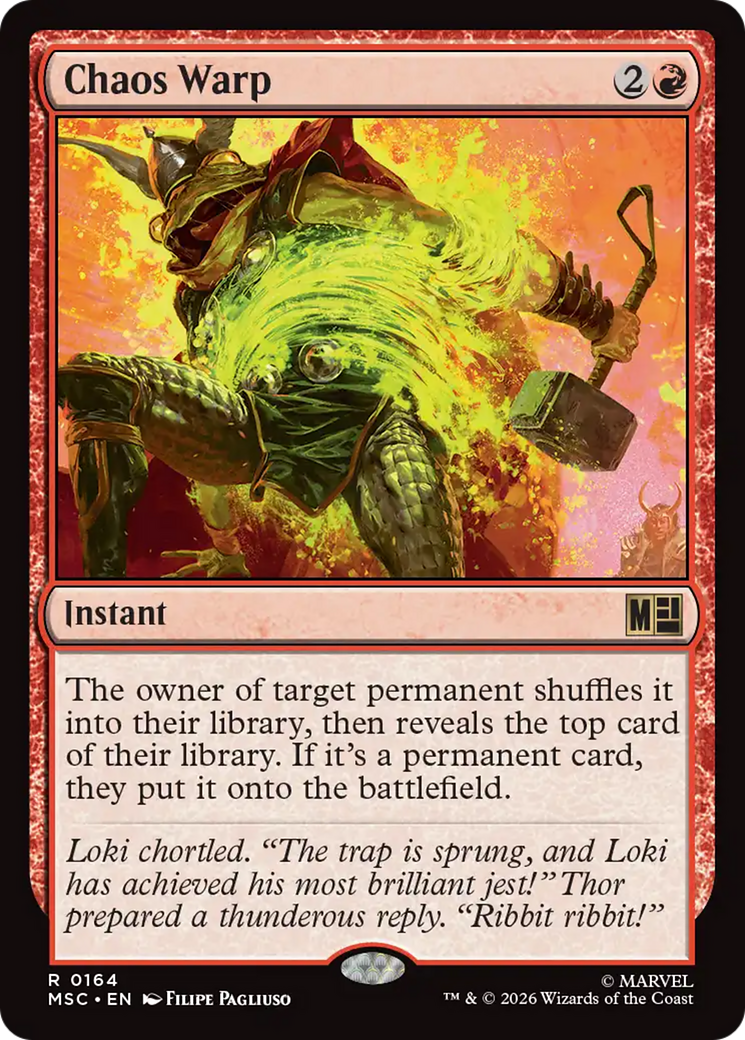 Chaos Warp [Marvel Super Heroes Commander] | Tabernacle Games