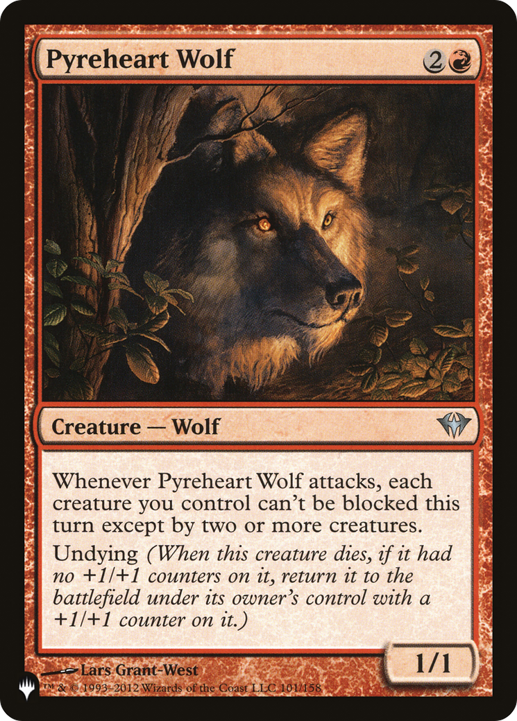 Pyreheart Wolf [The List Reprints] | Tabernacle Games