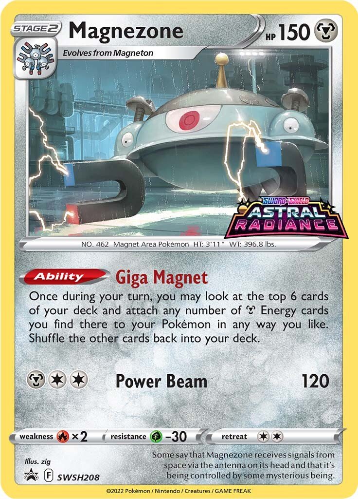 Magnezone (SWSH208) [Sword & Shield: Black Star Promos] | Tabernacle Games