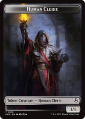 Demon // Human Cleric Double-Sided Token [Innistrad Remastered Tokens] | Tabernacle Games