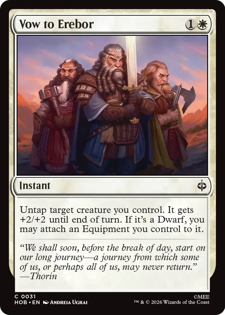 Vow to Erebor [The Hobbit] | Tabernacle Games