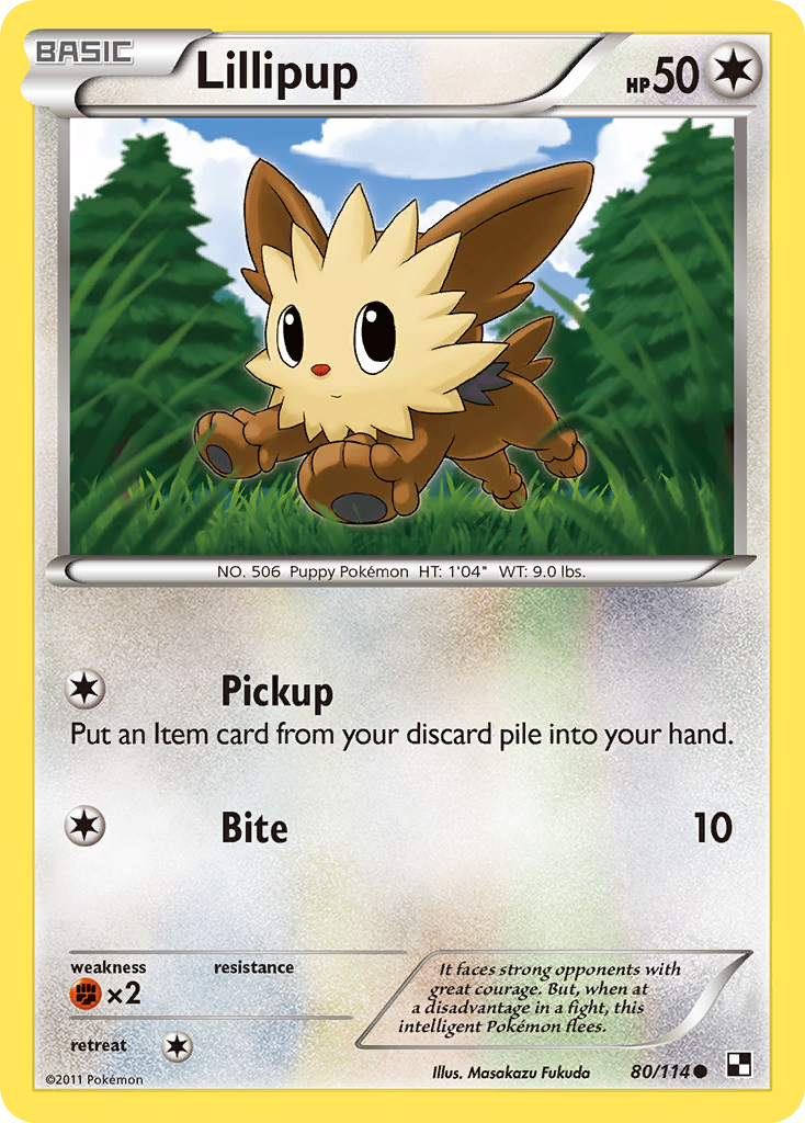 Lillipup (80/114) [Black & White: Base Set] | Tabernacle Games