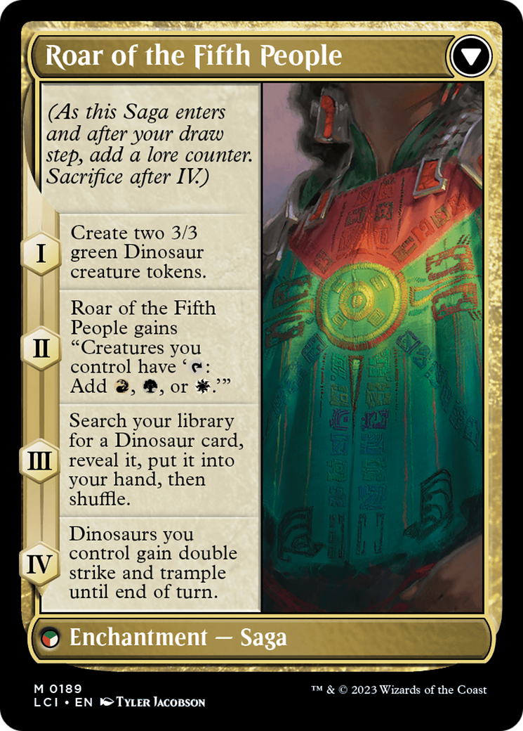 Huatli, Poet of Unity // Roar of the Fifth People [The Lost Caverns of Ixalan] | Tabernacle Games