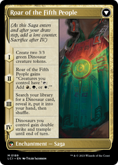 Huatli, Poet of Unity // Roar of the Fifth People [The Lost Caverns of Ixalan] | Tabernacle Games