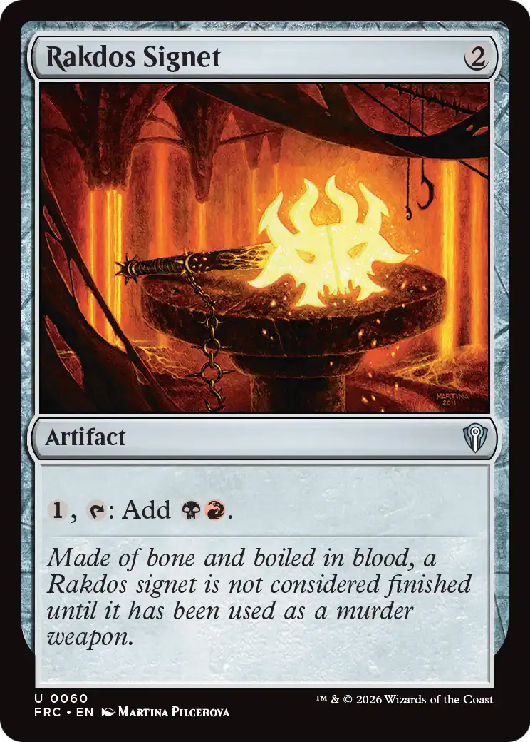 Rakdos Signet [Reality Fracture Commander] | Tabernacle Games