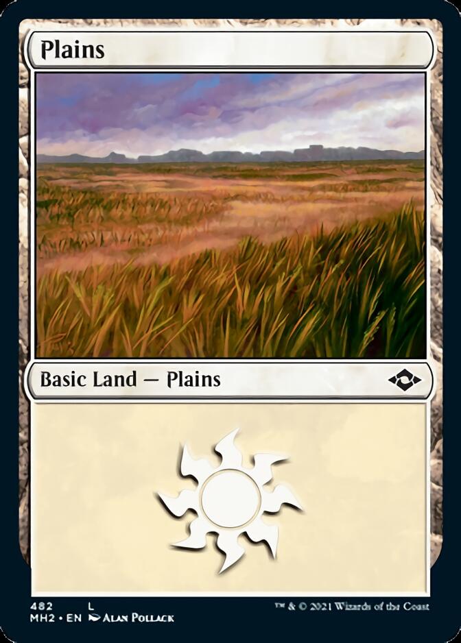 Plains (482) (Foil Etched) [Modern Horizons 2] | Tabernacle Games