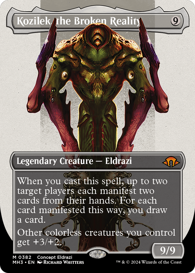 Kozilek, the Broken Reality (Borderless) [Modern Horizons 3] | Tabernacle Games